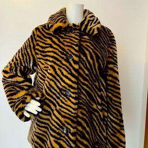 Kate Spade faux fur coat